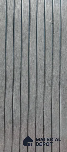 Black Colour Wide Lines 9.5 ft x 5.5 inch WPC Deck Flooring - 25 mm (10 Years Warranty)