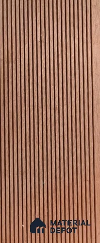 Choco Brown Colour Small Lines 9.5 ft x 5.5 inch WPC Deck Flooring - 25 mm (10 Years Warranty)