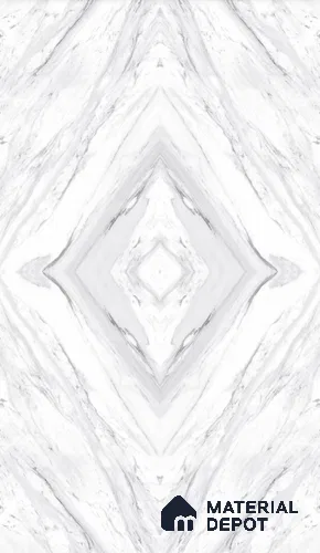 White Digital Look LM 01089 8 ft x 4 ft Texture Finish Decorative Laminate - 1 mm | Suitable for TV Unit, Wardrobe, Kitchen Cabinets