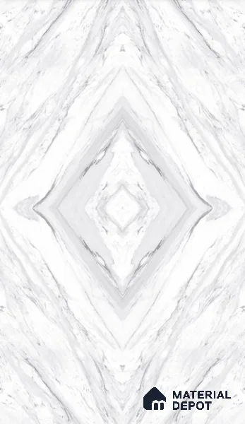 White Digital Look LM 01089 8 ft x 4 ft Texture Finish Decorative Laminate - 1 mm | Suitable for TV Unit, Wardrobe, Kitchen Cabinets