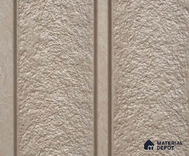 Cream Stone Louver PN 00142 8 ft x 5 inch Charcoal Panel - 12 mm | Suitable for Feature Wall, TV Unit & Living Room | Width is Subjected to 5% Variation