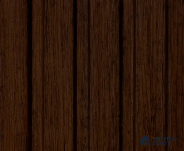 Brown Wooden Louver PN 00175 8 ft x 5 inch Charcoal Panel - 12 mm | Suitable for Feature Wall, TV Unit & Living Room | Width is Subjected to 5% Variation