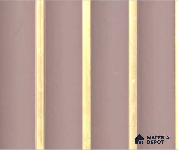 Pink Plain Colour Louver PN 00182 8 ft x 5 inch Charcoal Panel - 12 mm | Suitable for Feature Wall, TV Unit & Living Room | Width is Subjected to 5% Variation
