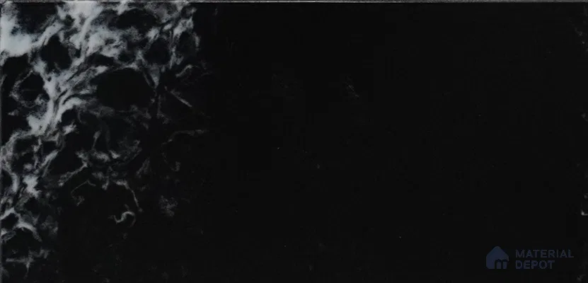 Marmo Series Black Calacatta 8 ft x 2.5 ft Modified Solid Surface - 12 mm