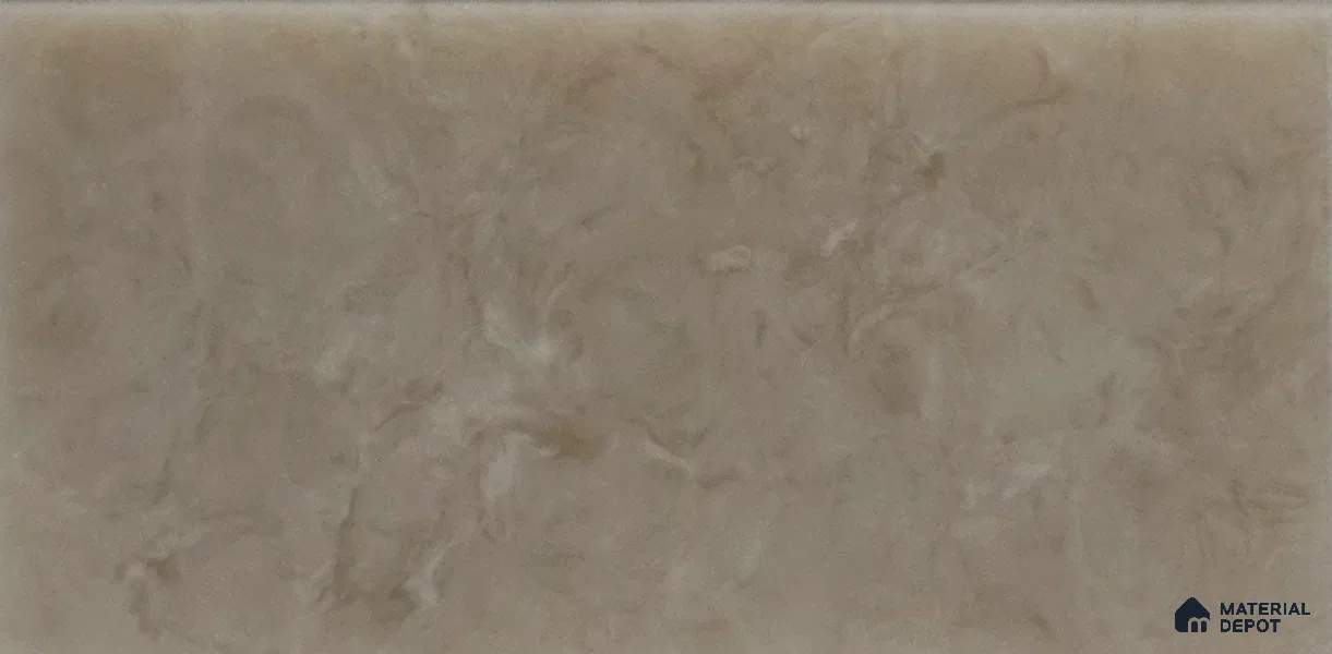 Marmo Series Cloudy Latte 8 ft x 2.5 ft Modified Solid Surface - 6 mm