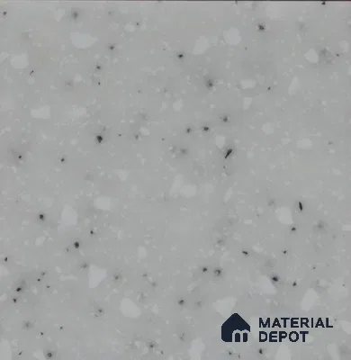 White Quartz 8 ft x 2.5 ft Modified Solid Surface - 12 mm
