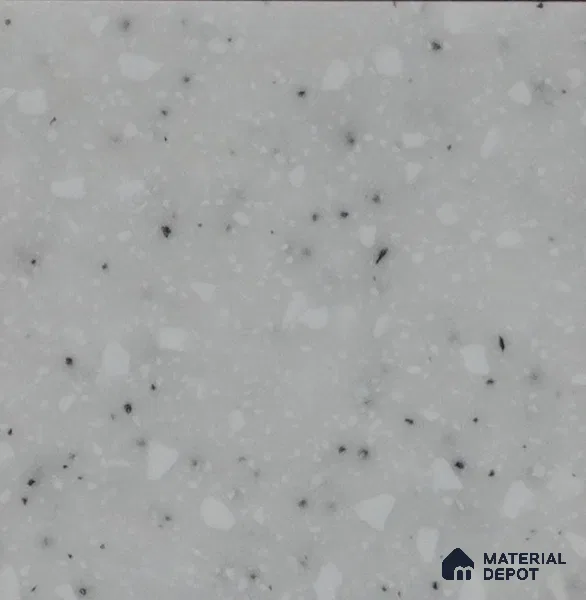White Quartz 8 ft x 2.5 ft Modified Solid Surface - 12 mm
