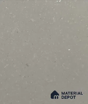 Pearl Series Glittering Grey 8 ft x 2.5 ft Bendable Solid Surface - 12 mm 