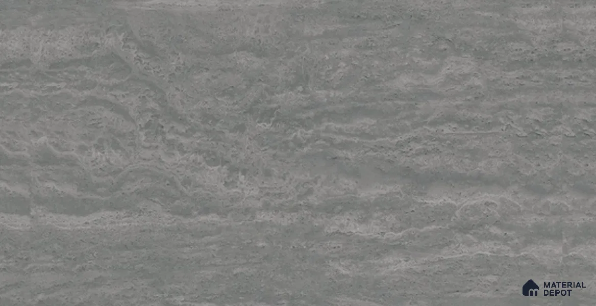 ML58 Travertine Dark Gray 1 Meter x 4 ft Marble / Stone Series Film - 0.4 mm