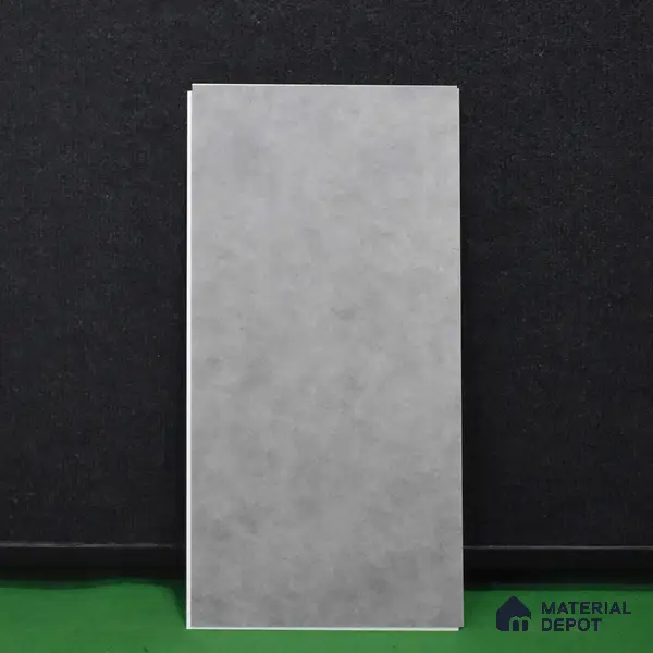 SPC Floor Concrete Canvas Texture Finish Noble Stone SP 00087 | 2 ft x 1 ft x 6 mm | UV Coating IXPE Backing Layer | Suitable for Flooring, Living Room, Bedroom