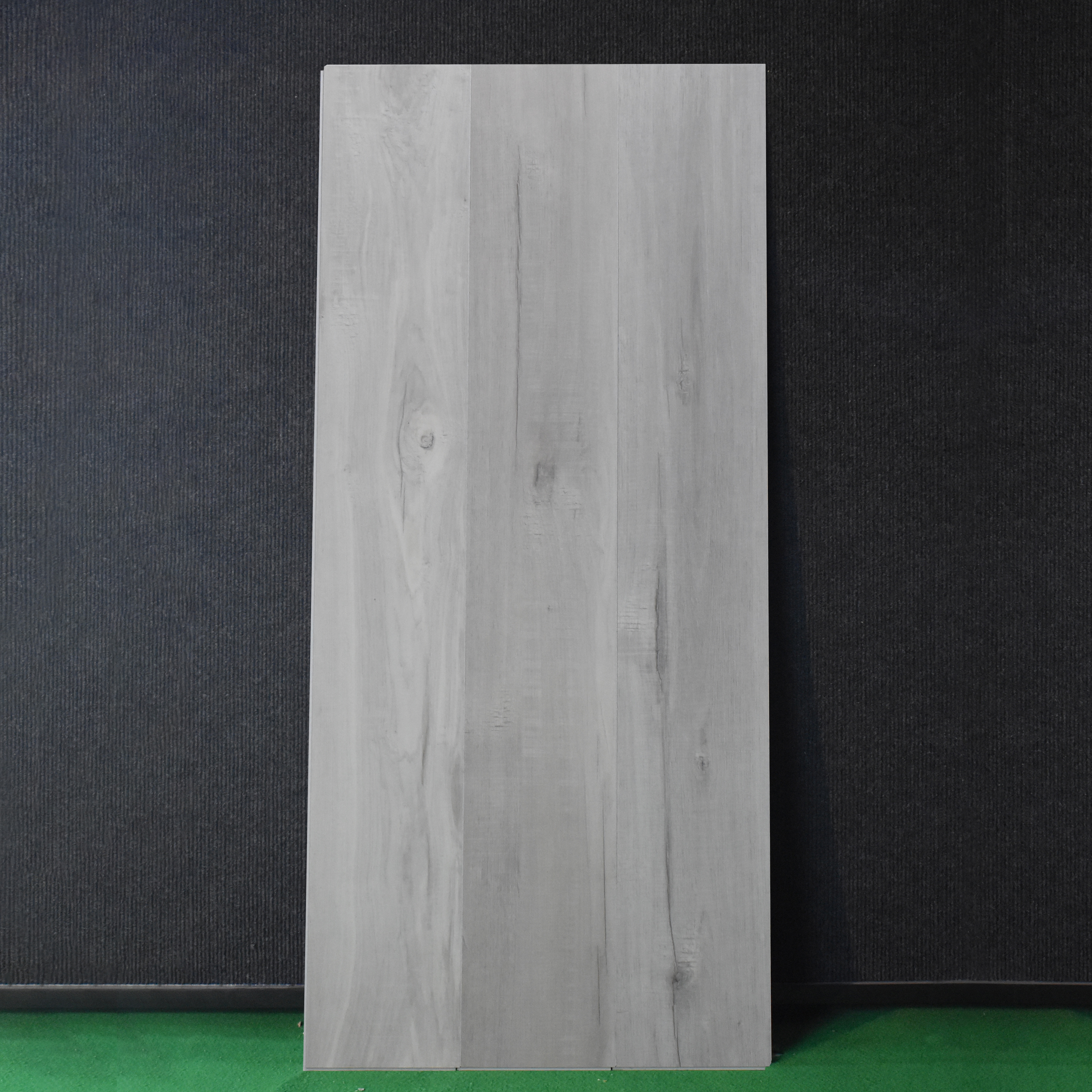 SPC Floor Moonlight Grey Texture Finish Officeline SP 00091 | 4 ft x 7 inch x 6 mm | UV Coating IXPE Backing Layer | Suitable for Flooring, Living Room, Bedroom