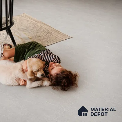 Artic Ripple Stone Look 2 ft x 1 ft - 5 mm SPC Flooring | SP 00089 | 5-Year Warranty Click-Lock DIY Installation | Suitable For Kitchen, Living Room & Bedroom