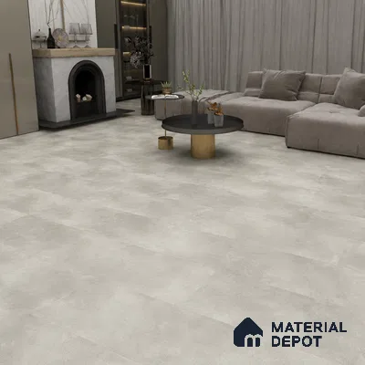 Classic Quartz Stone Look 2 ft x 1 ft - 6 mm SPC Flooring | SP 00088 | 5-Year Warranty Click-Lock DIY Installation | Suitable For Kitchen, Living Room & Bedroom