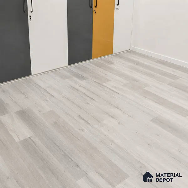 Moonlight Grey Grey Wood Look 4 ft x 7 inch - 6 mm SPC Flooring | SP 00091 | 5-Year Warranty Click-Lock DIY Installation | Suitable For Kitchen, Living Room & Bedroom