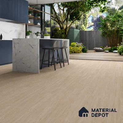 River Oak Grey Wood Look 4 ft x 7 inch - 6 mm SPC Flooring | SP 00126 B | 5-Year Warranty Click-Lock DIY Installation | Suitable For Kitchen, Living Room & Bedroom