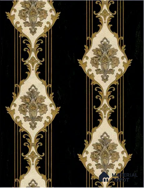 RT5500-42 | 10 Meter x 21 Inches Damask look Wallpaper - 57.41 Sq. Ft. | Minimum 15% wastage during installation