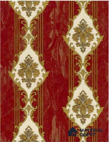 RT5500-44 | 10 Meter x 21 Inches Damask look Wallpaper - 57.41 Sq. Ft.