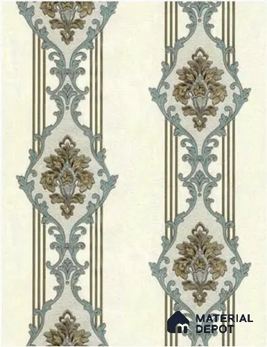 RT5500-46 | 10 Meter x 21 Inches Damask look Wallpaper - 57.41 Sq. Ft.