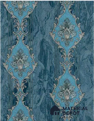 RT5500-48 | 10 Meter x 21 Inches Damask look Wallpaper - 57.41 Sq. Ft. | Minimum 15% wastage during installation