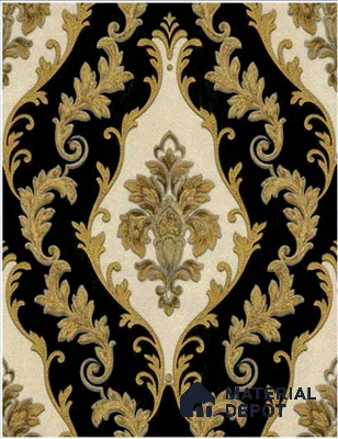 RT5500-55 | 10 Meter x 21 Inches Damask look Wallpaper - 57.41 Sq. Ft. | Minimum 15% wastage during installation