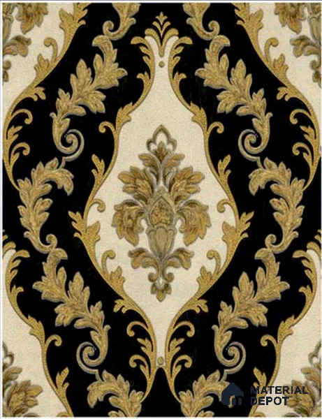 RT5500-55 | 10 Meter x 21 Inches Damask look Wallpaper - 57.41 Sq. Ft. | Minimum 15% wastage during installation