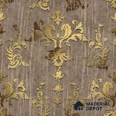 WK27-2734 | 10 Meter x 21 Inches Patterned look Wallpaper - 57.41 Sq. Ft. | Minimum 15% wastage during installation