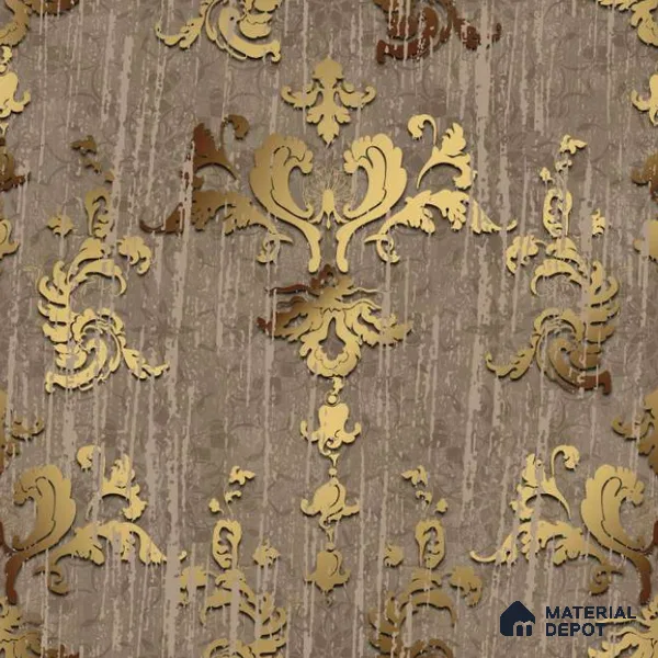 WK27-2734 | 10 Meter x 21 Inches Patterned look Wallpaper - 57.41 Sq. Ft. | Minimum 15% wastage during installation