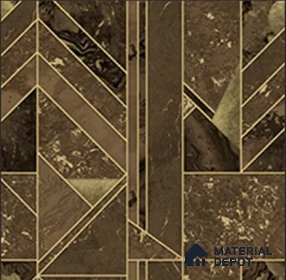 WK28-2837 | 10 Meter x 21 Inches Geometric look Wallpaper - 57.41 Sq. Ft. | Minimum 15% wastage during installation