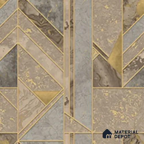 WK28-2839 | 10 Meter x 21 Inches Geometric look Wallpaper - 57.41 Sq. Ft. | Minimum 15% wastage during installation