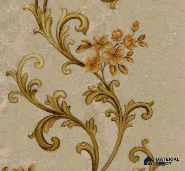 WP401-26 | 9.5 Meter x 21 Inches Florals look Wallpaper - 54.54 Sq. Ft. | Minimum 15% wastage during installation