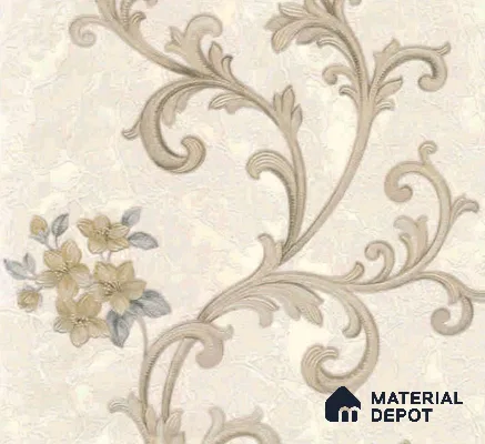 WP401-27 | 9.5 Meter x 21 Inches Florals look Wallpaper - 54.54 Sq. Ft. | Minimum 15% wastage during installation