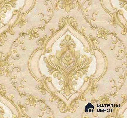 WP401-7 | 9.5 Meter x 21 Inches Damask look Wallpaper - 54.54 Sq. Ft. | Minimum 15% wastage during installation