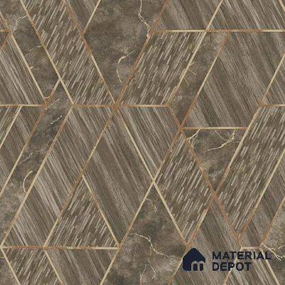 WP701-16 | 9.5 Meter x 21 Inch Vinyl Base Paper Geometric Look Wallpaper - 54.54 Sq. Ft. | Minimum 15% wastage during installation