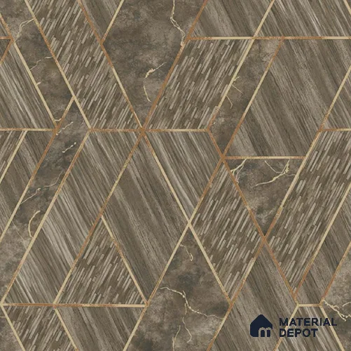 WP701-16 | 9.5 Meter x 21 Inch Vinyl Base Paper Geometric Look Wallpaper - 54.54 Sq. Ft. | Minimum 15% wastage during installation