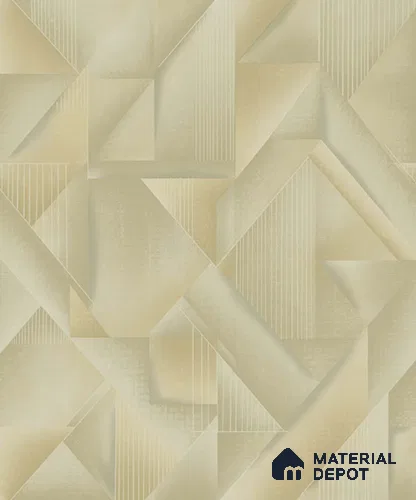 WP701-2 | 9.5 Meter x 21 Inch Vinyl Base Paper Geometric Look Wallpaper - 54.54 Sq. Ft. | Minimum 15% wastage during installation