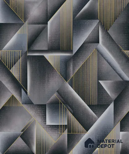 WP701-4 | 9.5 Meter x 21 Inch Vinyl Base Paper Geometric Look Wallpaper - 54.54 Sq. Ft. | Minimum 15% wastage during installation