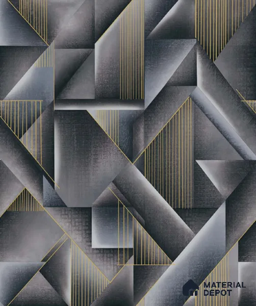 WP701-4 | 9.5 Meter x 21 Inch Vinyl Base Paper Geometric Look Wallpaper - 54.54 Sq. Ft. | Minimum 15% wastage during installation
