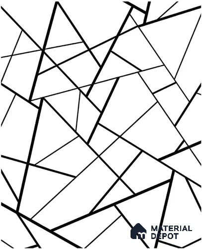 WP901-28 | 9.5 Meter x 21 Inches Geometric look Wallpaper - 54.54 Sq. Ft. | Minimum 15% wastage during installation