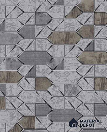 WP901-30 | 9.5 Meter x 21 Inches Geometric look Wallpaper - 54.54 Sq. Ft. | Minimum 15% wastage during installation