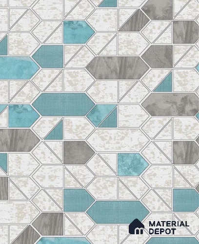 WP901-32 | 9.5 Meter x 21 Inches Geometric look Wallpaper - 54.54 Sq. Ft. | Minimum 15% wastage during installation