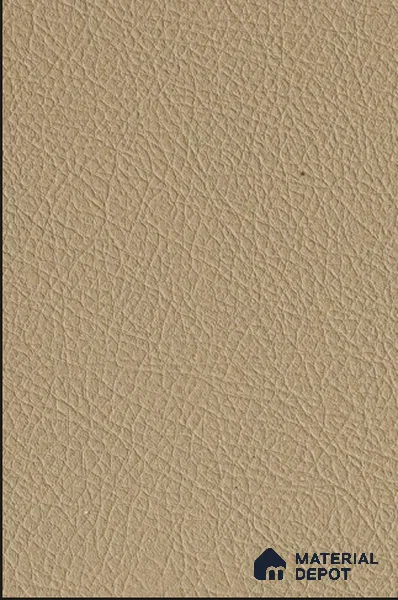 Brown Leather Look LM 02733 8 ft x 4 ft Leather Finish Decorative Laminate - 0.8 mm | Suitable for TV Unit, Wardrobe, Kitchen Cabinets