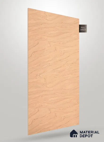 Brown Marble Look AN 1823 8 ft x 4 ft Texture Finish Decorative Laminate - 1.25 mm | Suitable for TV Unit, Wardrobe, Kitchen Cabinets