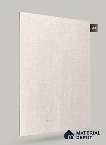 Beige Fabric Look CV 1827 Canvas 8 ft x 4 ft Texture Finish Decorative Laminate - 1.25 mm | Suitable for TV Unit, Wardrobe, Kitchen Cabinets