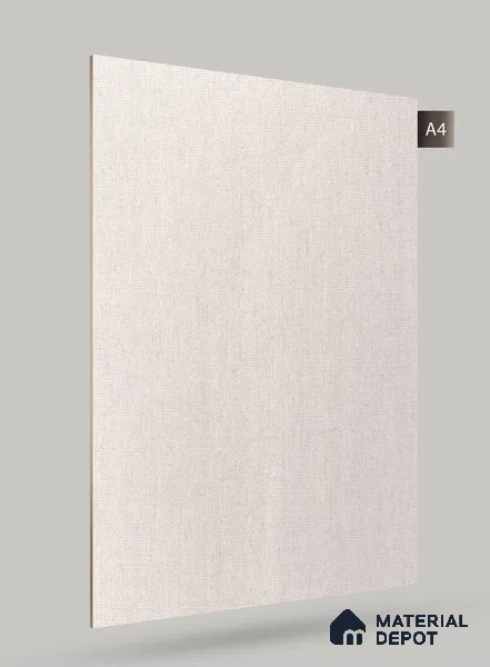 Beige Fabric Look CV 1827 Canvas 8 ft x 4 ft Texture Finish Decorative Laminate - 1.25 mm | Suitable for TV Unit, Wardrobe, Kitchen Cabinets