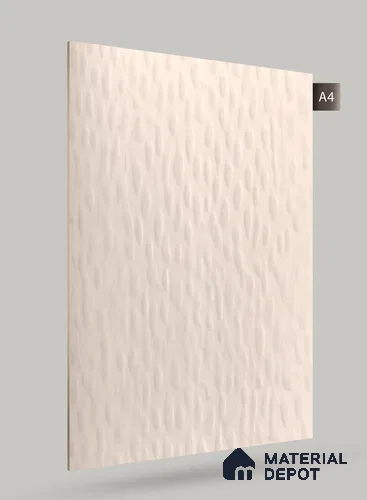 Beige Textured Solid Look ET 1838 8 ft x 4 ft Texture Finish Decorative Laminate - 1.25 mm | Suitable for TV Unit, Wardrobe, Kitchen Cabinets
