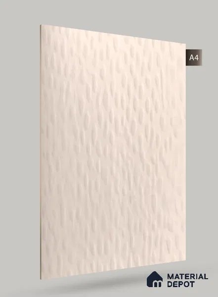 Beige Textured Solid Look ET 1838 8 ft x 4 ft Texture Finish Decorative Laminate - 1.25 mm | Suitable for TV Unit, Wardrobe, Kitchen Cabinets