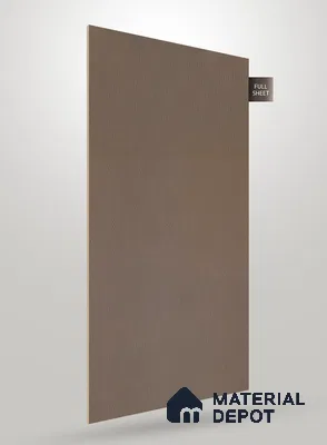 Brown Textured Solid Look ET 1839 8 ft x 4 ft Texture Finish Decorative Laminate - 1.25 mm | Suitable for TV Unit, Wardrobe, Kitchen Cabinets