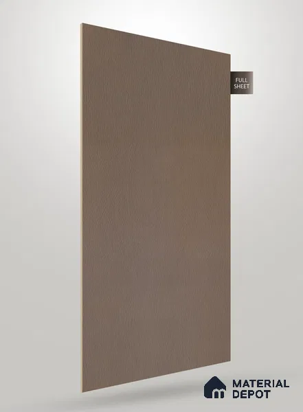 Brown Textured Solid Look ET 1839 8 ft x 4 ft Texture Finish Decorative Laminate - 1.25 mm | Suitable for TV Unit, Wardrobe, Kitchen Cabinets