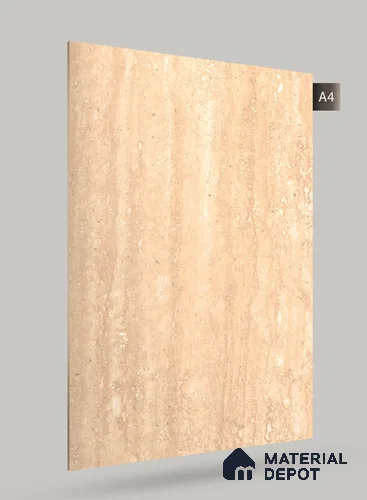 Beige Marble Look GB 1826 8 ft x 4 ft Texture Finish Decorative Laminate - 1.25 mm | Suitable for TV Unit, Wardrobe, Kitchen Cabinets