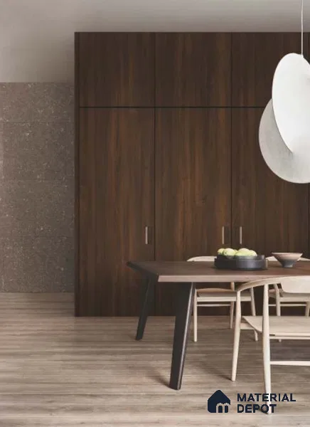 Wooden Look LM 15570 Darro Oak Granada 8 ft x 4 ft High Gloss Finish Decorative Laminate - 1 mm | Suitable for TV Unit, Wardrobe, Kitchen Cabinets